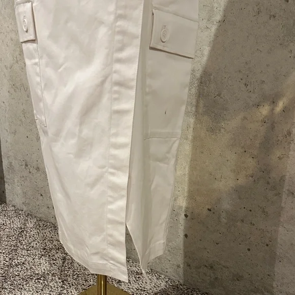 NWT Future Collective Cargo Midi Skirt | Minimalist Utility | Neutral | Size 6 - Picture 3 of 6